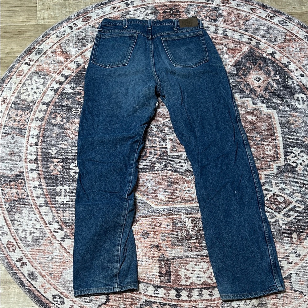 Cabela's Dark Blue INSULATED Jeans 34x36